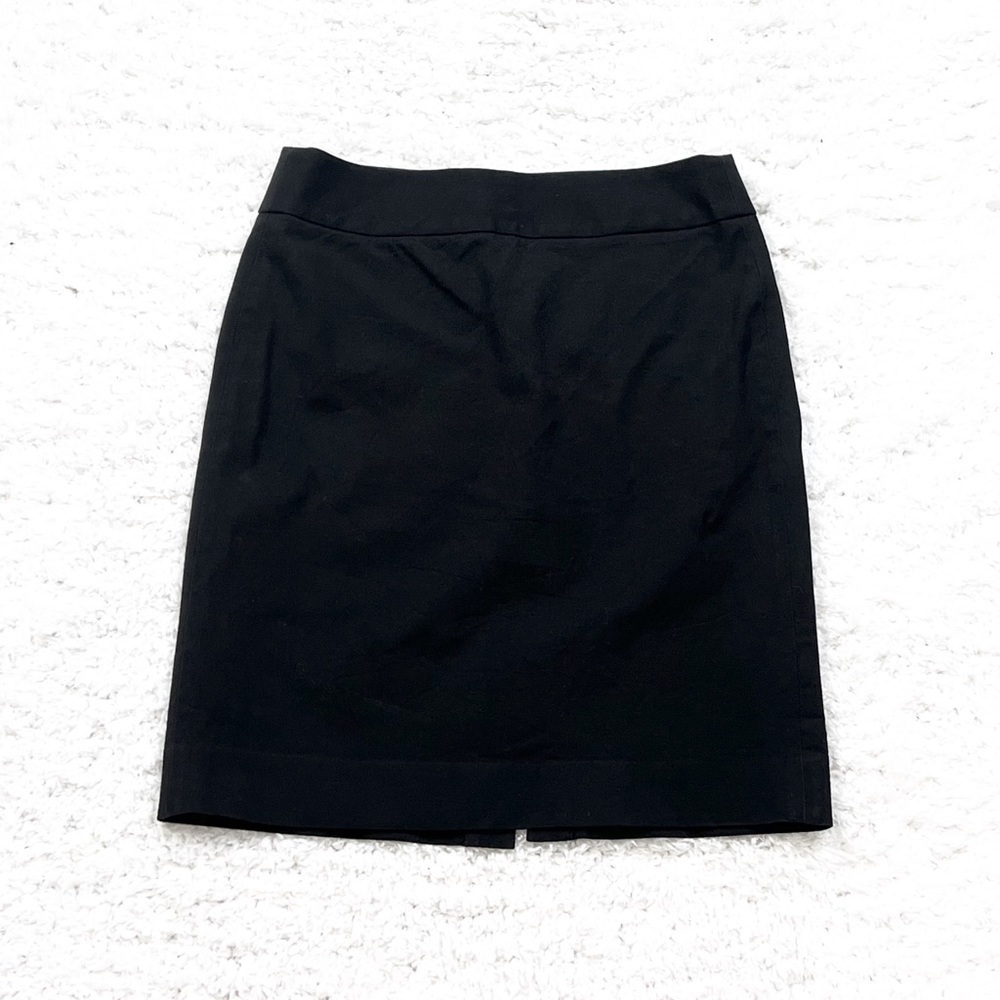 Banana Republic Sloan Knee Length Black Mid Rise Pencil Skirt Size 8